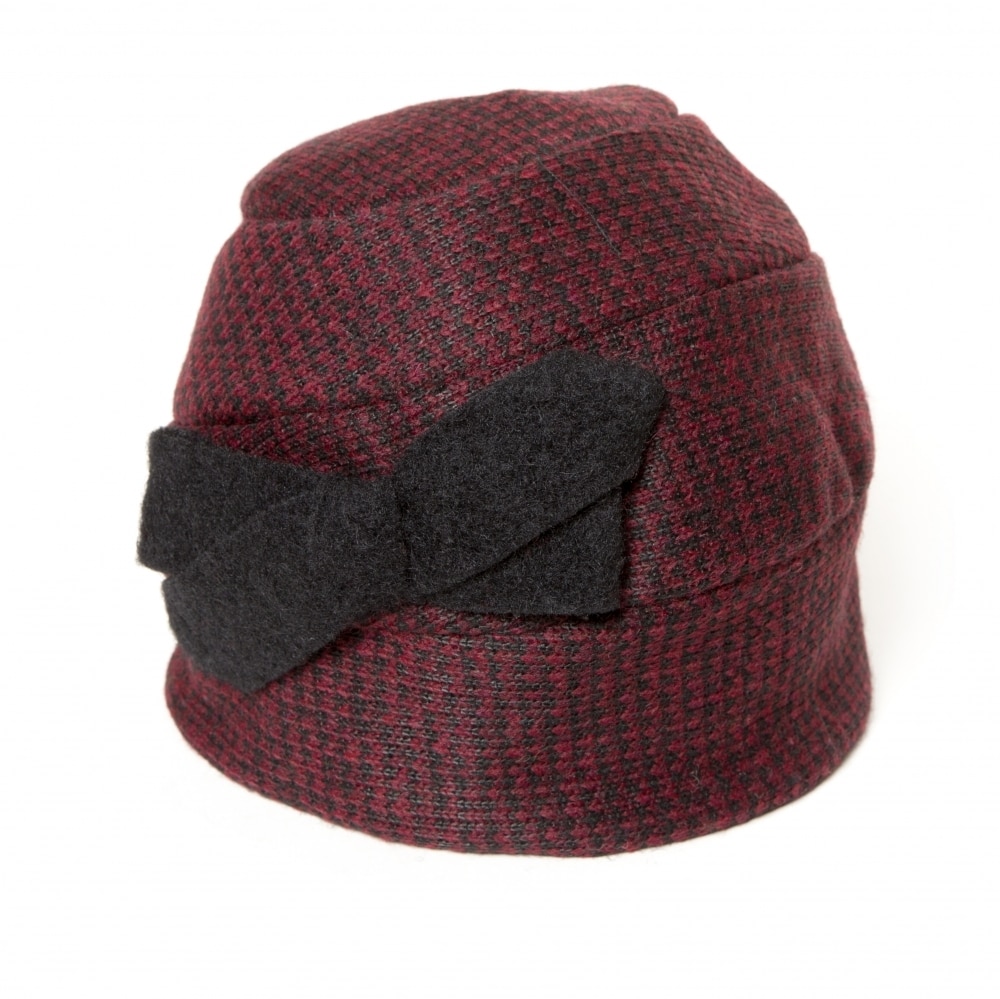 Caciula pentru femei HatYou, Rosu/Negru