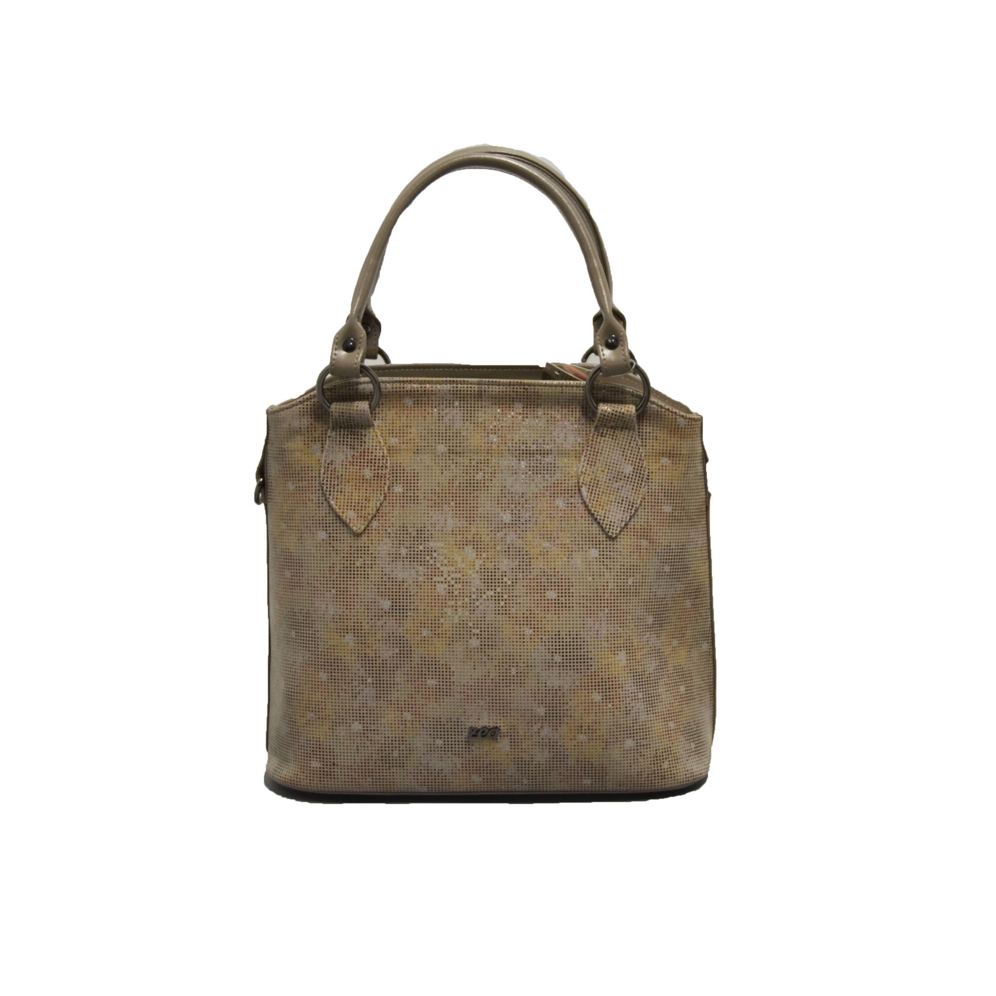 Geanta dama,Zea,piele naturala,grej (24107)