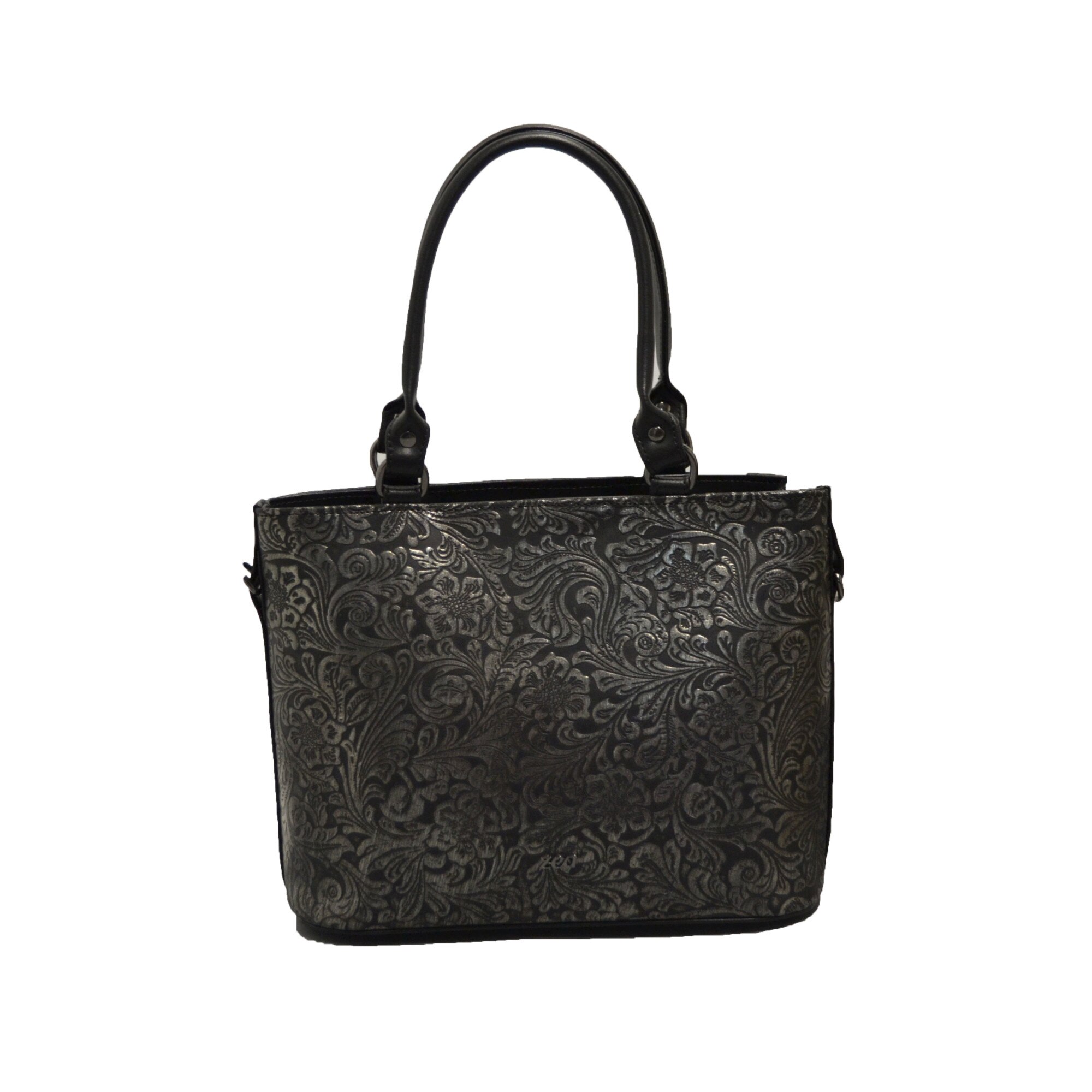 Geanta dama,Zea,piele naturala,neagra(23502)