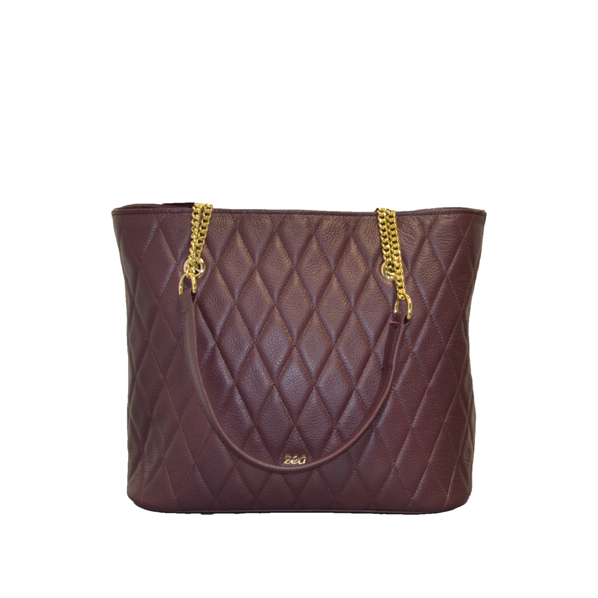 Geanta dama,Zea,piele naturala,visinie(22701)