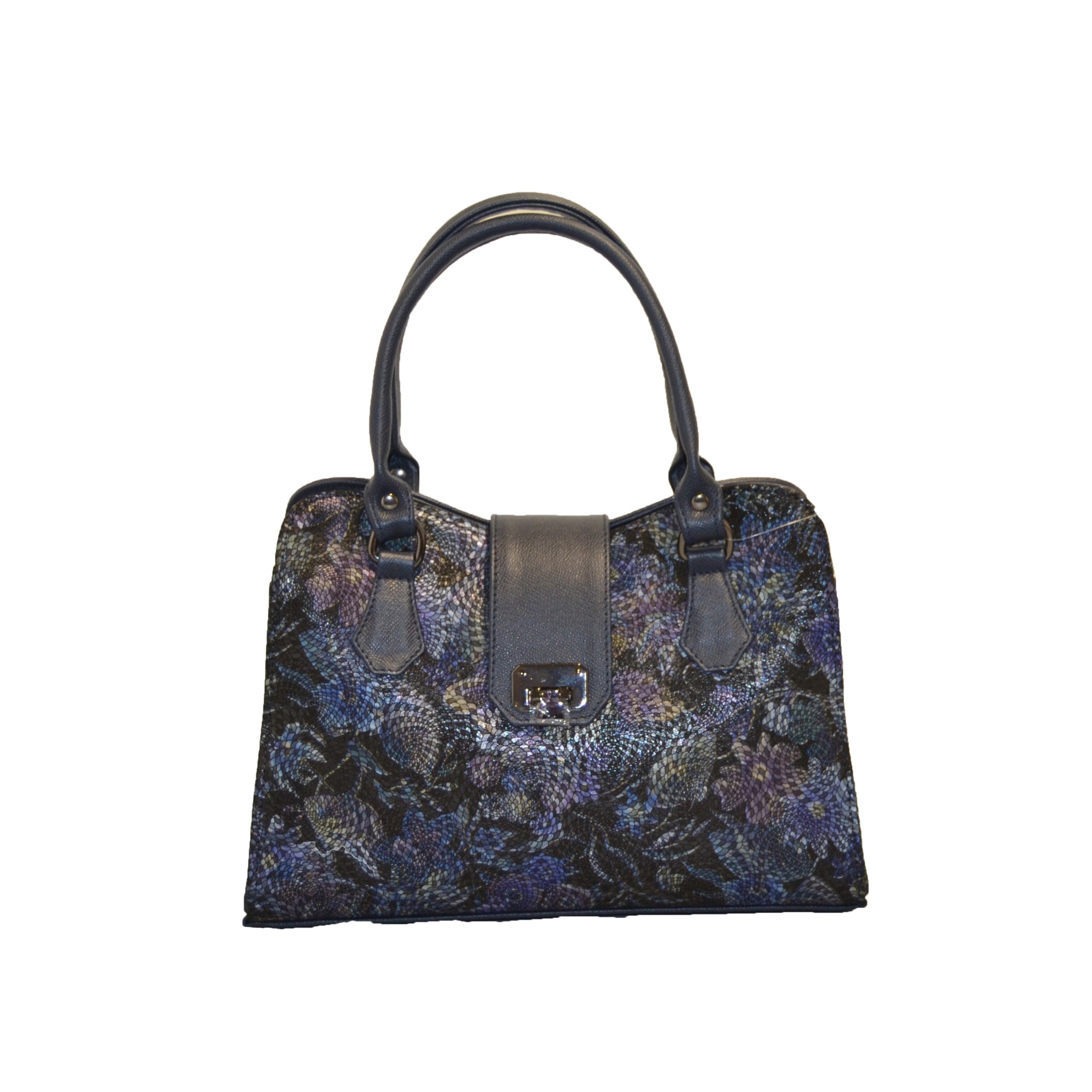 Geanta dama,Zea,piele naturala,blue(25011)