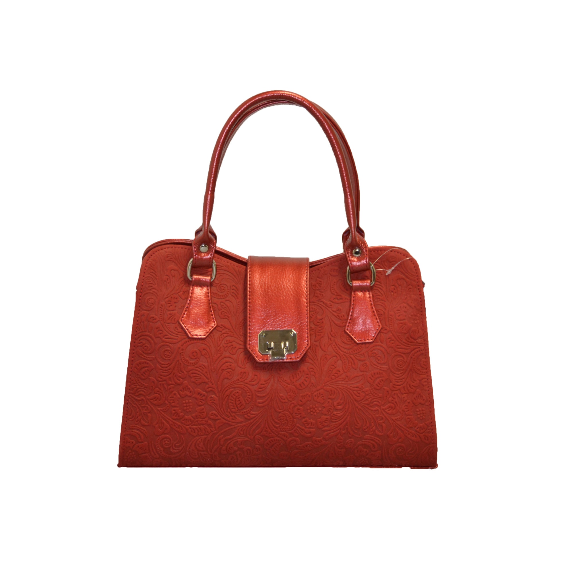 Geanta dama,Zea,piele naturala,rosie(25012)