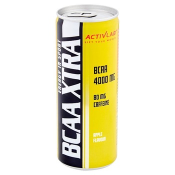 Bautura cu aminoacizi BCAA si cofeina, ActivLab BCAA Xtra 250ml, mere Bautura cu aminoacizi BCAA si cofeina, ActivLab BCAA Xtra 250ml, mere