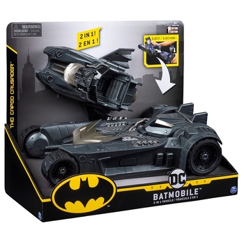 Set de joaca Batman 2 in 1 - Batmobil si Batboat Set de joaca Batman 2 in 1 - Batmobil si Batboat