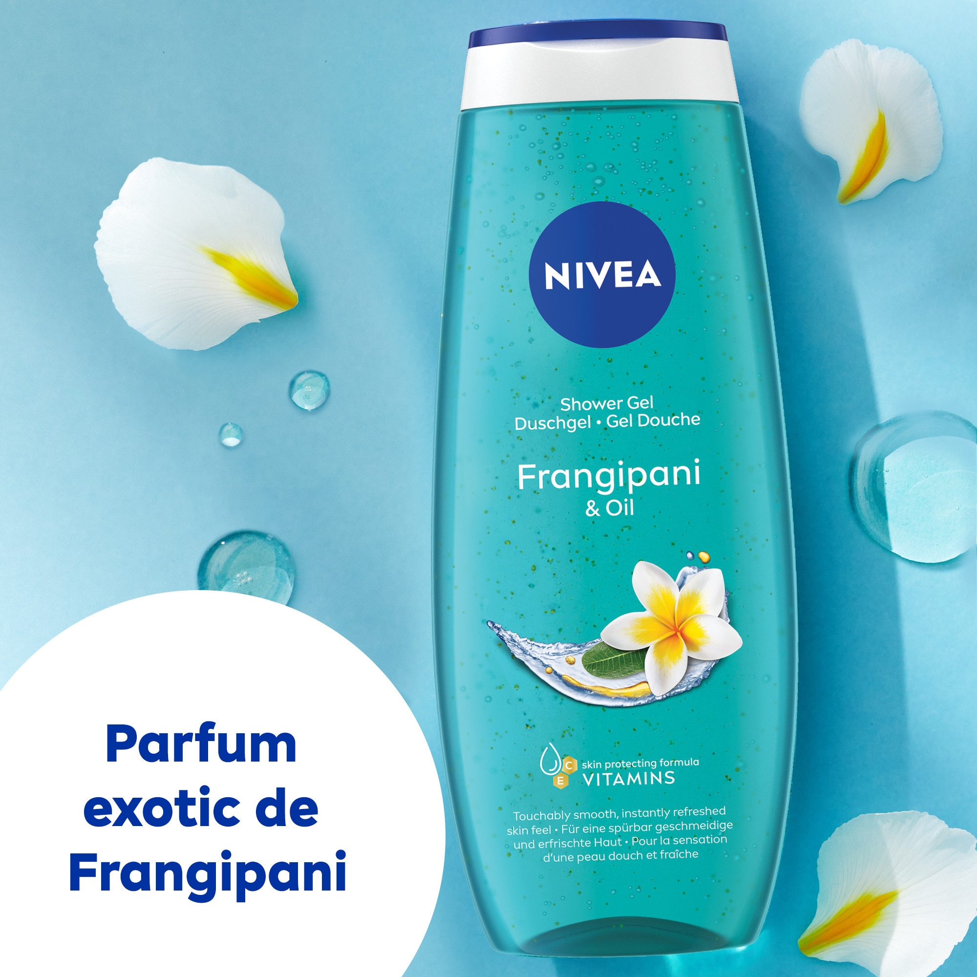 Gel de dus NIVEA Frangipani & Oil, 500 ml - eMAG.ro