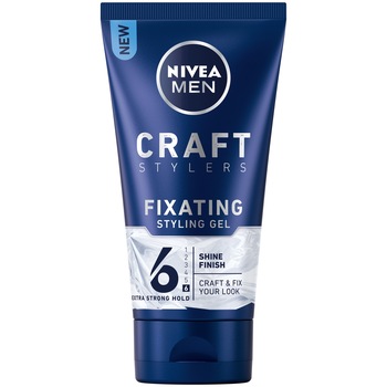 Gel de par Nivea Men Craft Stylers Fixating cu efect stralucitor pentru fixare foarte puternica, 200 ml Gel de par Nivea Men Craft Stylers Fixating cu efect stralucitor pentru fixare foarte puternica, 200 ml