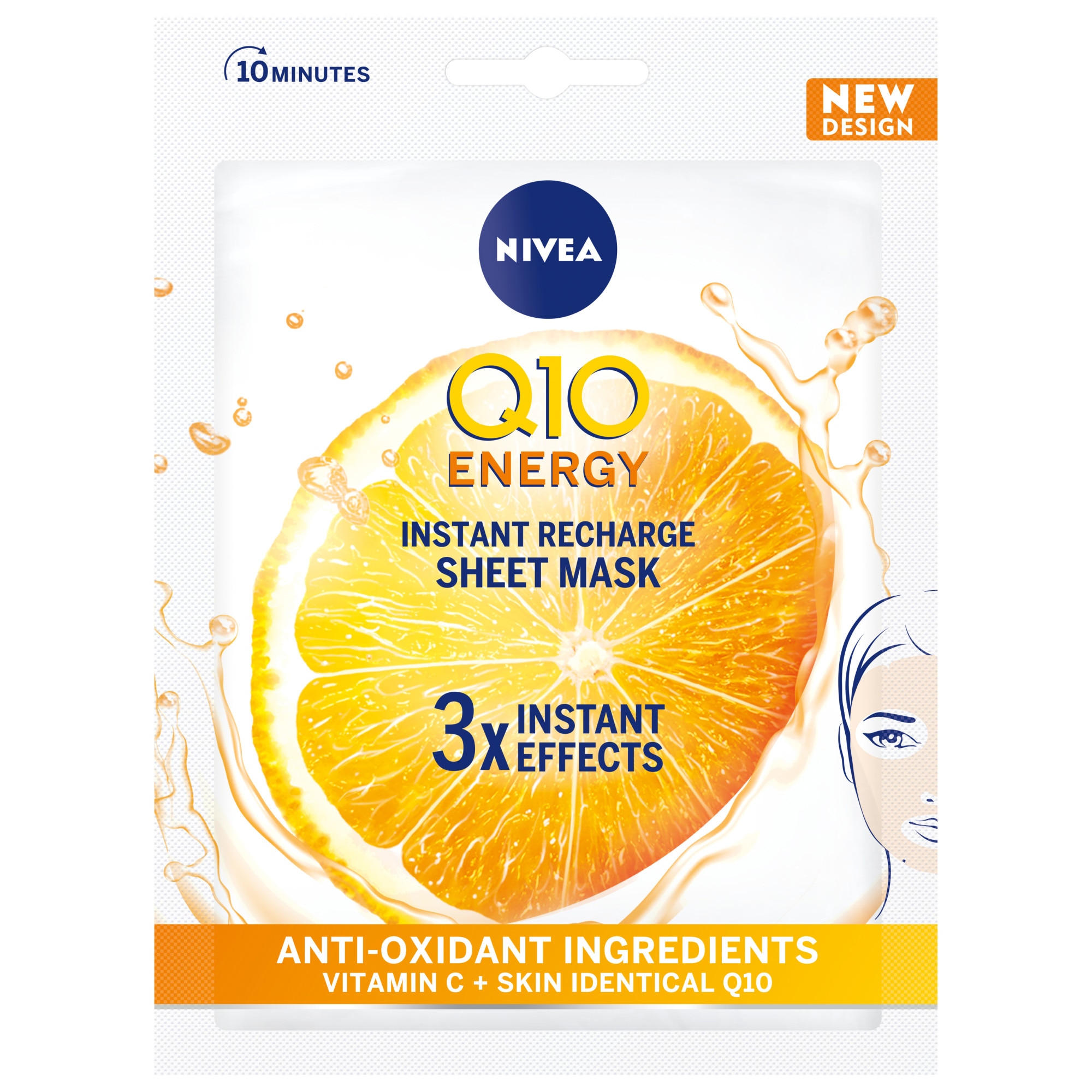 Masca Servețel Q10 + Vitamina C