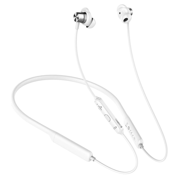 Baseus Encok S12 Bluetooth sport headset fülhallgató fehér (NGS12-02)