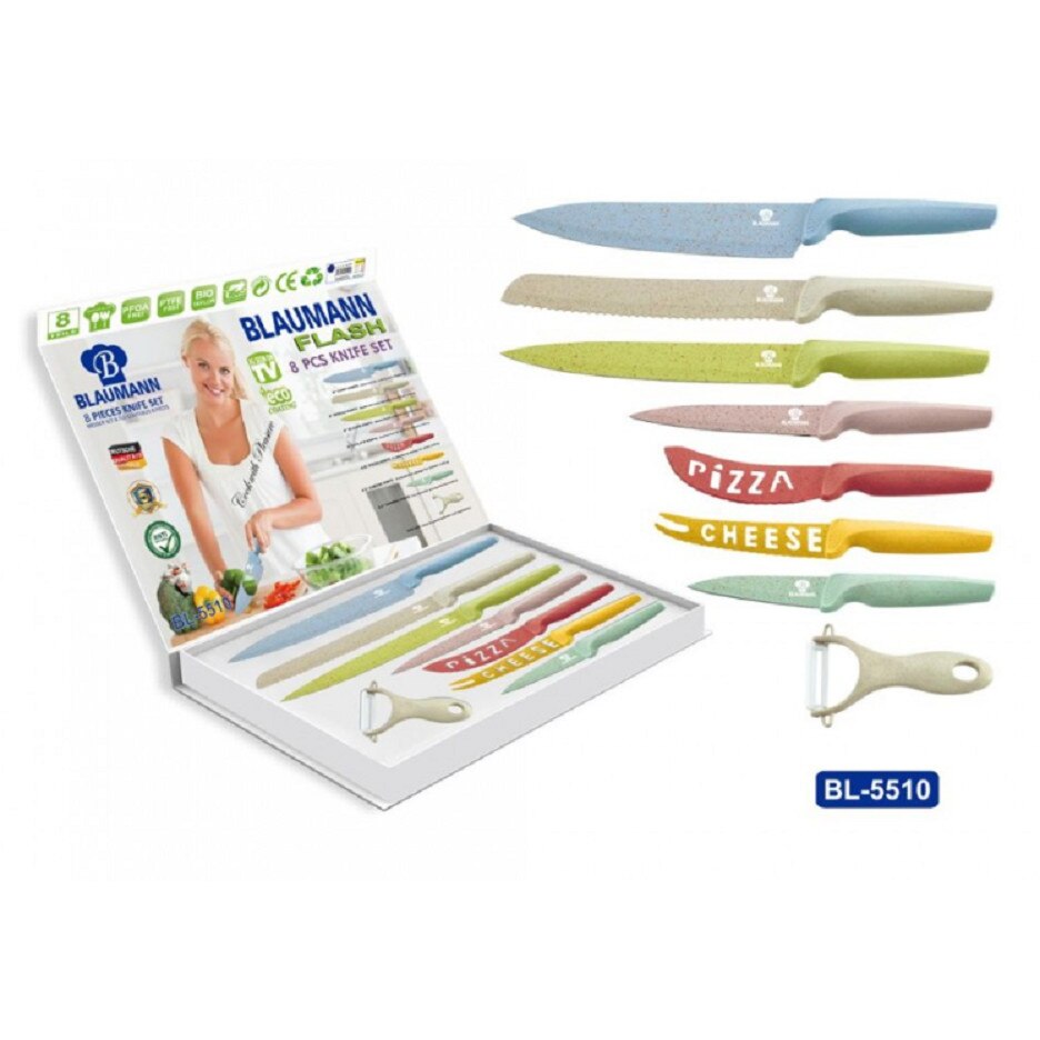 Set cutite, Blaumann, 8/set, BL-5510