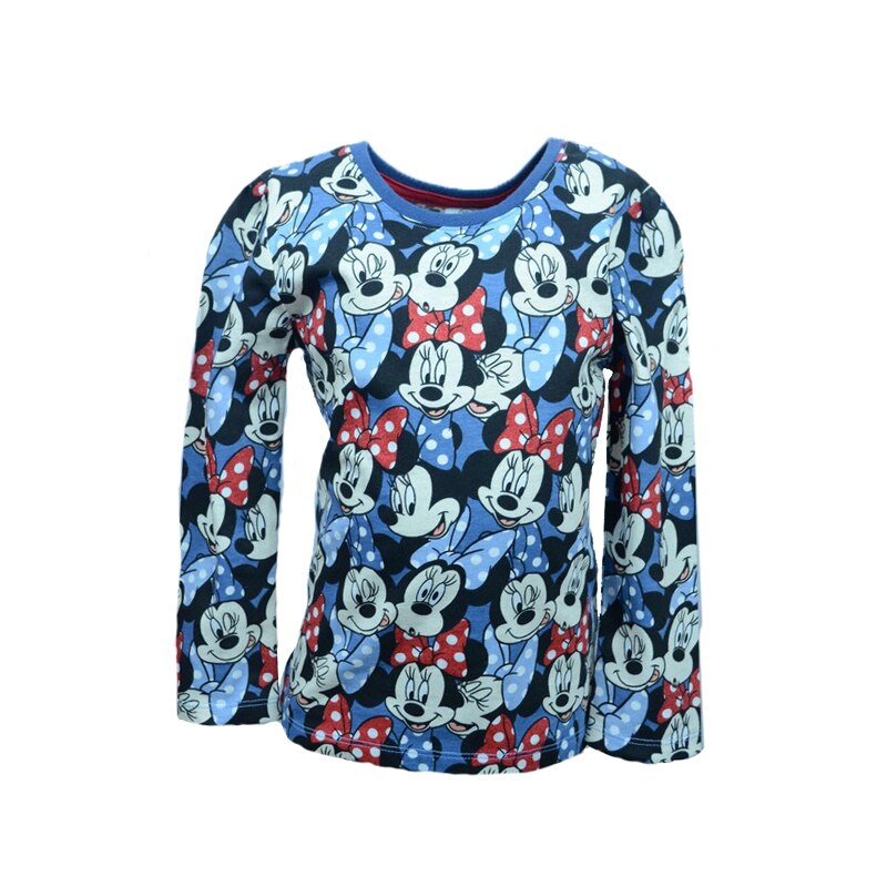 Bluza cu maneca lunga pentru fetite Minnie Mouse Sun City HO1182, Bleumarin