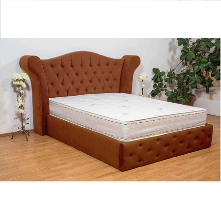 Saltea ortopedica PREVI Latex Foam Clima, 180x200x20cm, cu latex 3 cm, hipoalergenica, antibacteriana, husa cu ioni de argint, sistem de aerisire, ferma