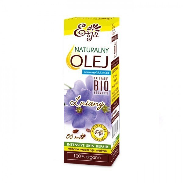 Ulei bio din seminte de in, Etja, 50 ml