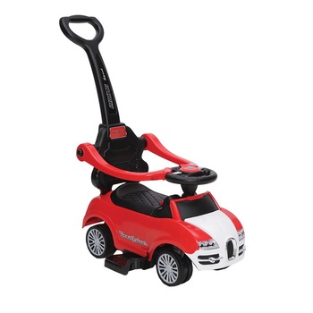 Masinuta copii si bebe NOVOKIDS™ Classico Rider 2 in 1 , Cu melodii si sunete, Maner de impins pentru parinti detasabil, Functie trotineta fara pedale, Pentru interior si exterior, Rosu Masinuta copii si bebe NOVOKIDS™ Classico Rider 2 in 1 , Cu melodii si sunete, Maner de impins pentru parinti detasabil, Functie trotineta fara pedale, Pentru interior si exterior, Rosu