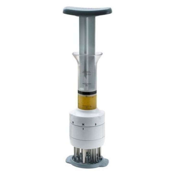 Injector de sosuri pentru carne, cu efect de fragezire si aroma