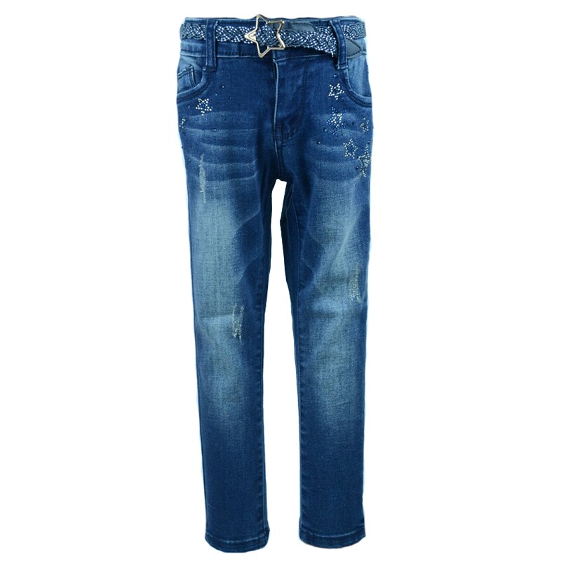 Blugi pentru fete Happy House PPS-023AL, Albastru, 104 cm