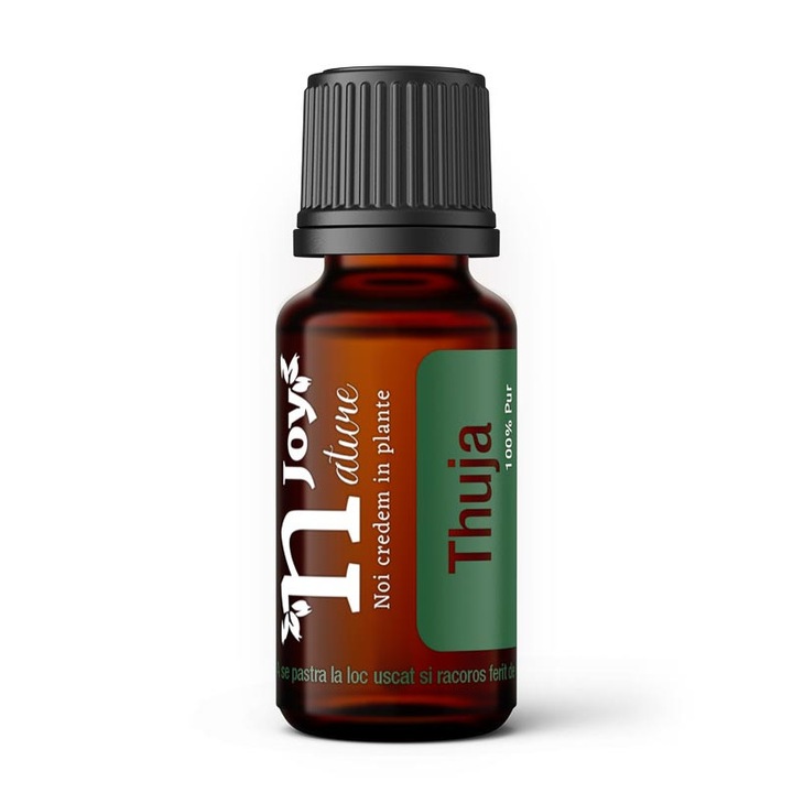 Ulei Esential Tuia, Thuja Wood, nJoy Nature, 15 ml