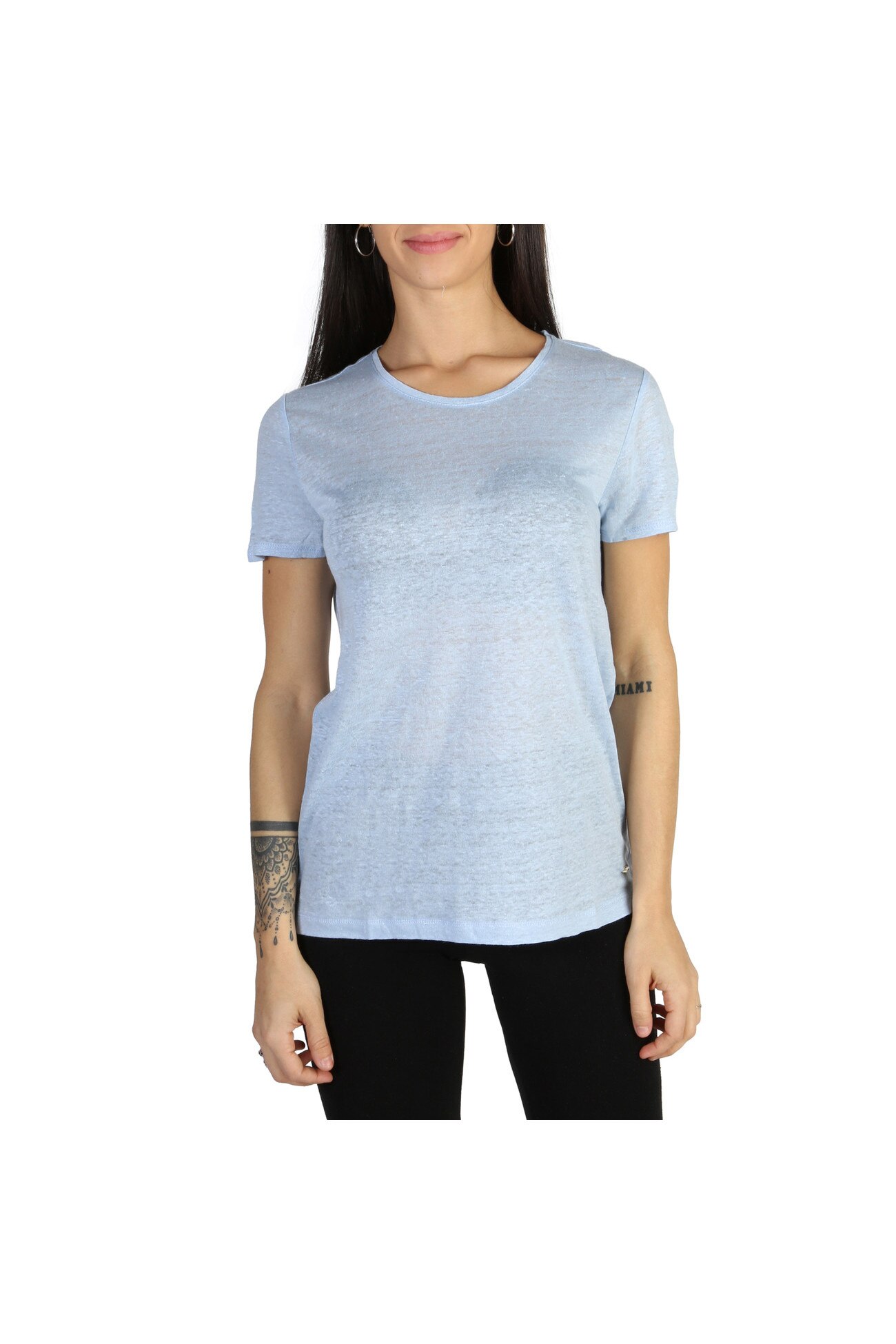 Tricou femei Tommy Hilfiger model WW0WW18309, Albastru, S