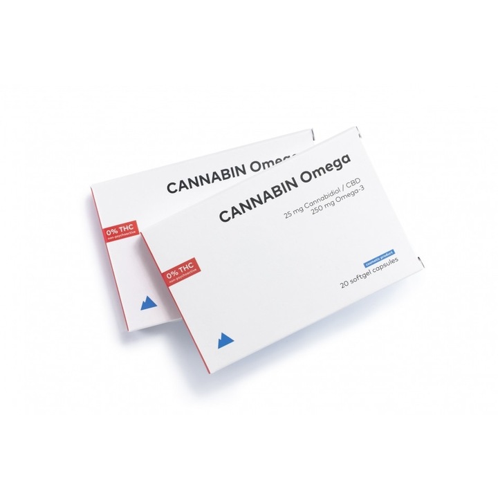 Ulei CBD, Cannabin Omega, 20 capsule moi