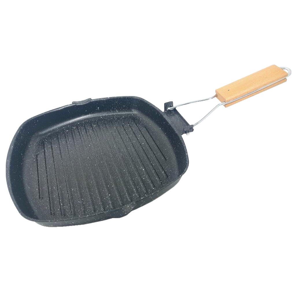 Tigaie metal 24 cm, negru