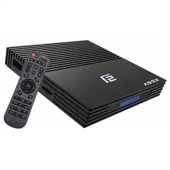 Mini PC TV Box A95X F2, 4K, Quad-Core, 4GB RAM, 64GB, WiFi dual band 2.4/5 GHz, Bluetooth 4.2, HDMI, USB 3, Android 9, Display digital, SPDIF, HDR10, Configurat cu aplicatii si programe suplimentare Mini PC TV Box A95X F2, 4K, Quad-Core, 4GB RAM, 64GB, WiFi dual band 2.4/5 GHz, Bluetooth 4.2, HDMI, USB 3, Android 9, Display digital, SPDIF, HDR10, Configurat cu aplicatii si programe suplimentare