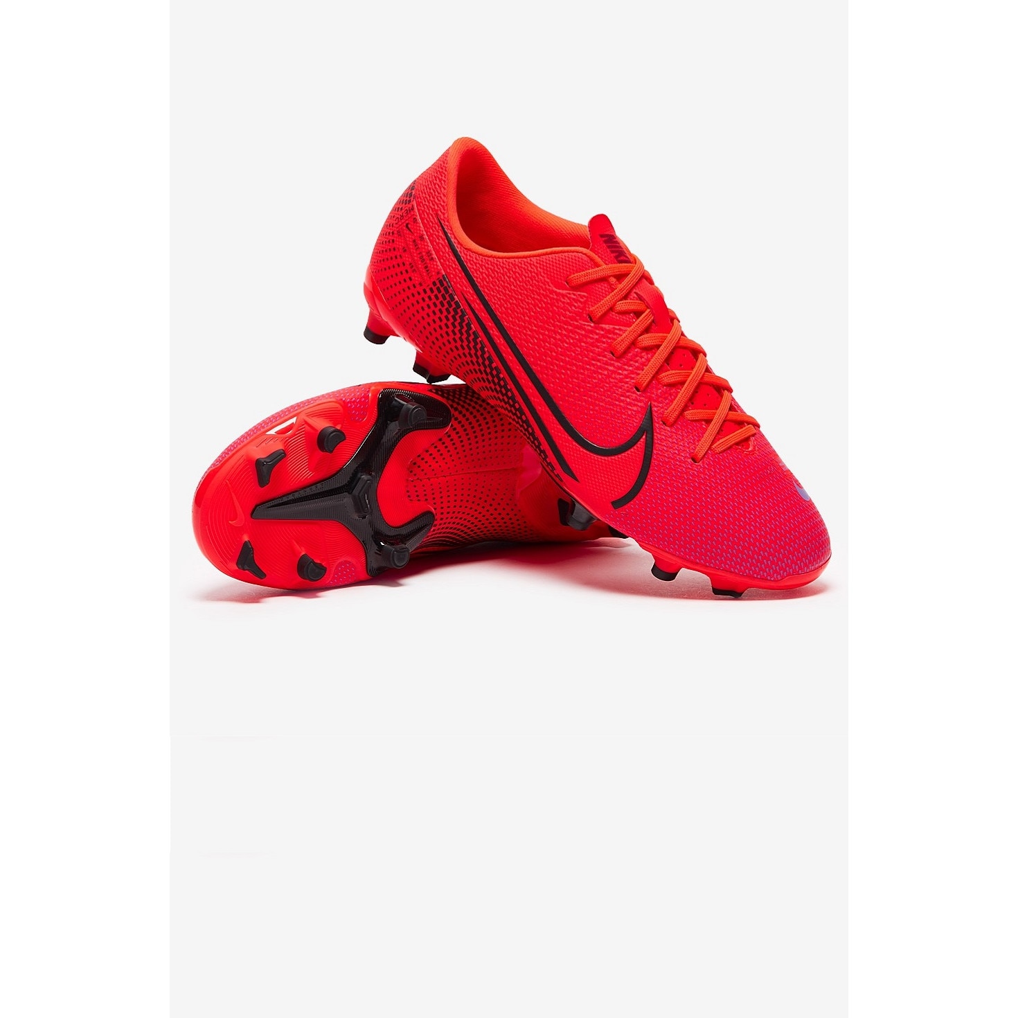 Ghete fotbal copii Nike Mercurial Vapor 13 FG/MG, rosu/roz, - eMAG.ro