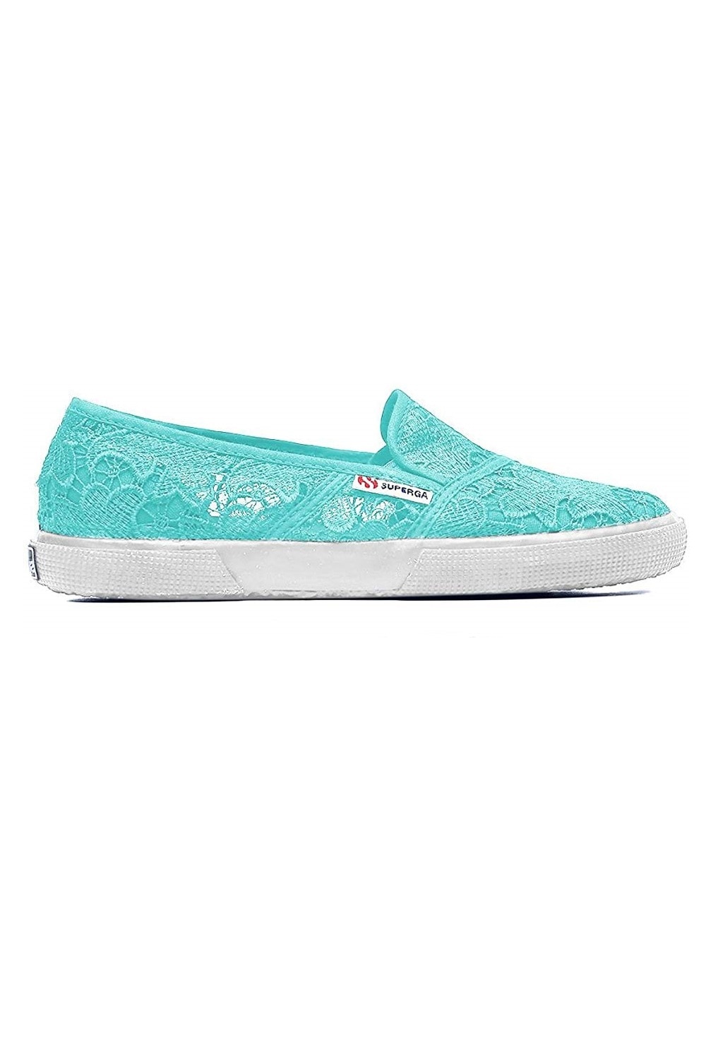 Pantofi sport, SUPERGA, Femei, Alergare, Sintetic & Textil, Albastru aqua