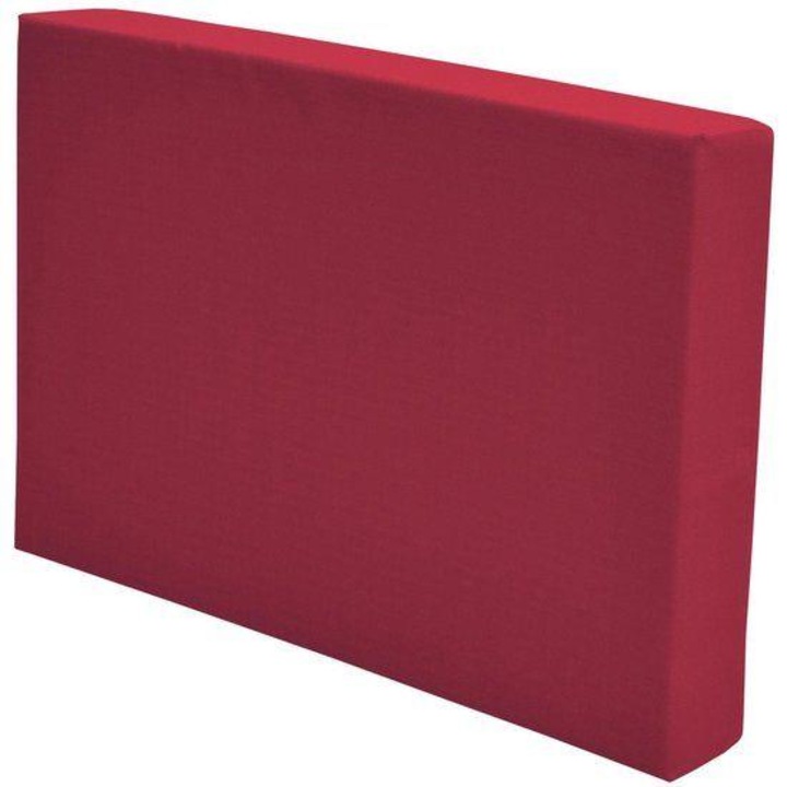 Beautissu Pure ECO Elements 60х40х8см fél hátpárna piros
