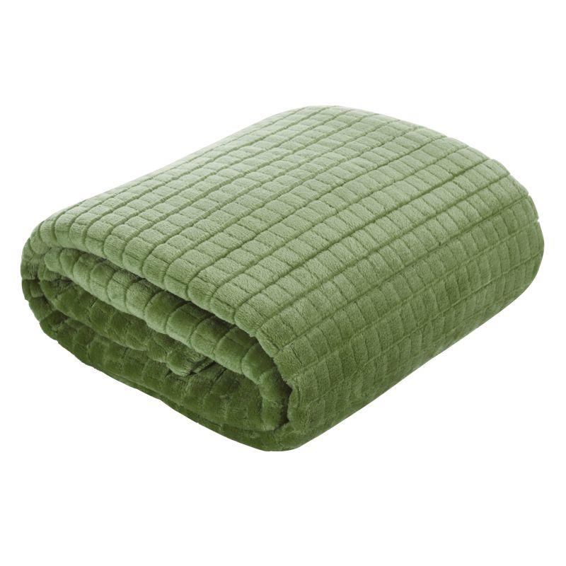 Cuvertura de Pat, Patura pled, Eurofirany, 170x210, Cindy-2, Verde