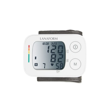 Tensiometru de incheietura Lanaform masuratori precise, total automatizat, ecran LCD, functie de monitorizare a tensiunii arteriale si a ritmului cardiac, memorie masuratori, portabil Tensiometru de incheietura Lanaform masuratori precise, total automatizat, ecran LCD, functie de monitorizare a tensiunii arteriale si a ritmului cardiac, memorie masuratori, portabil