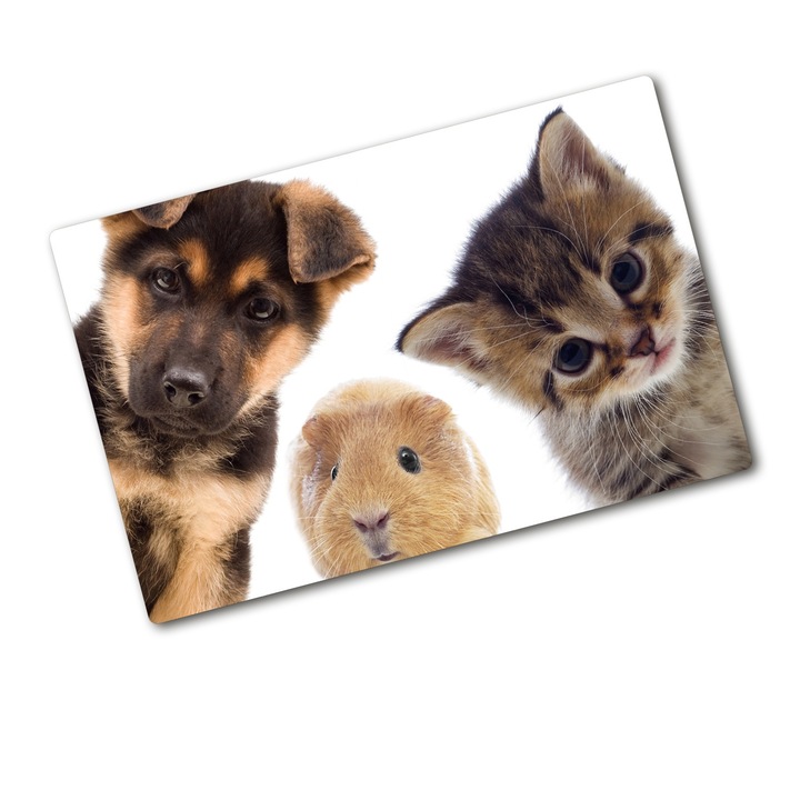 Tocator de bucatarie, Tulup, Animale de companie, Maro, 80x52 cm, 010010520060000005732