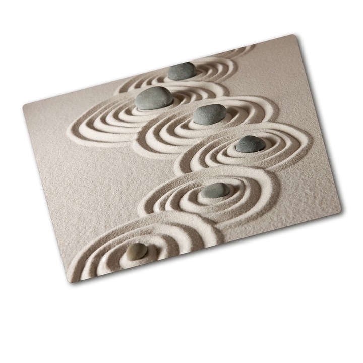 Tocator de bucatarie, Tulup, Nisip pietre zen, Bej, 80x52 cm, 010010520060000005959