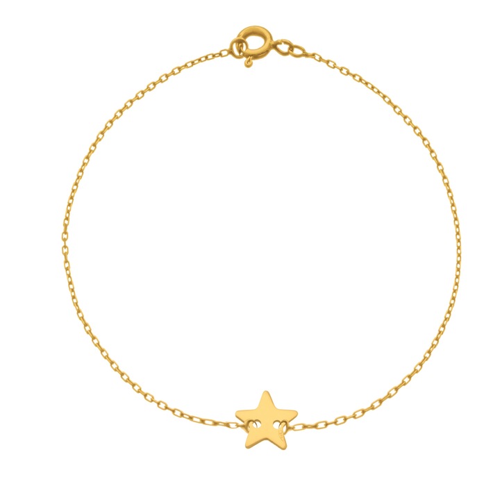 Bratara Stea, MS Firefly, Auriu, 14k