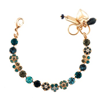 Bratara placata cu Aur roz de 24K, Cristale, Nightfall - Mystique by Roxannes - Mariana Jewellery, Albastru 4018-1114RG Bratara placata cu Aur roz de 24K, Cristale, Nightfall - Mystique by Roxannes - Mariana Jewellery, Albastru 4018-1114RG