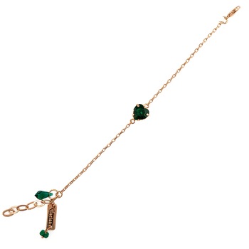 Bratara placata cu Aur roz de 24K, Cristale, Emerald by Roxannes - Mariana Jewellery, Verde 4100/2-205RG Bratara placata cu Aur roz de 24K, Cristale, Emerald by Roxannes - Mariana Jewellery, Verde 4100/2-205RG