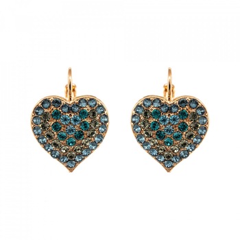 Cercei placati cu Aur roz de 24K, Cristale Swarovski, Nightfall - Mystique by Roxannes - Mariana Jewellery, Albastru 1007-1114RG6 Cercei placati cu Aur roz de 24K, Cristale Swarovski, Nightfall - Mystique by Roxannes - Mariana Jewellery, Albastru 1007-1114RG6