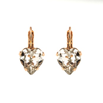 Cercei placati cu Aur roz de 24K, Cristale, Aura by Roxannes - Mariana Jewellery, Cristal Transparent 1100/2-001RG6 Cercei placati cu Aur roz de 24K, Cristale, Aura by Roxannes - Mariana Jewellery, Cristal Transparent 1100/2-001RG6