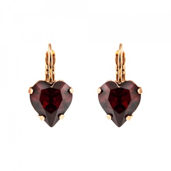 Cercei placati cu Aur roz de 24K, Cristale Swarovski, Camelia - Botanica by Roxannes - Mariana Jewellery, Rosu 1100/2-208RG6 Cercei placati cu Aur roz de 24K, Cristale Swarovski, Camelia - Botanica by Roxannes - Mariana Jewellery, Rosu 1100/2-208RG6