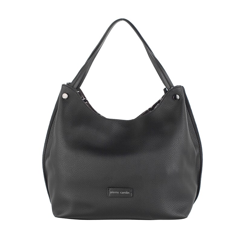 Geanta femei, piele ecologica, neagra