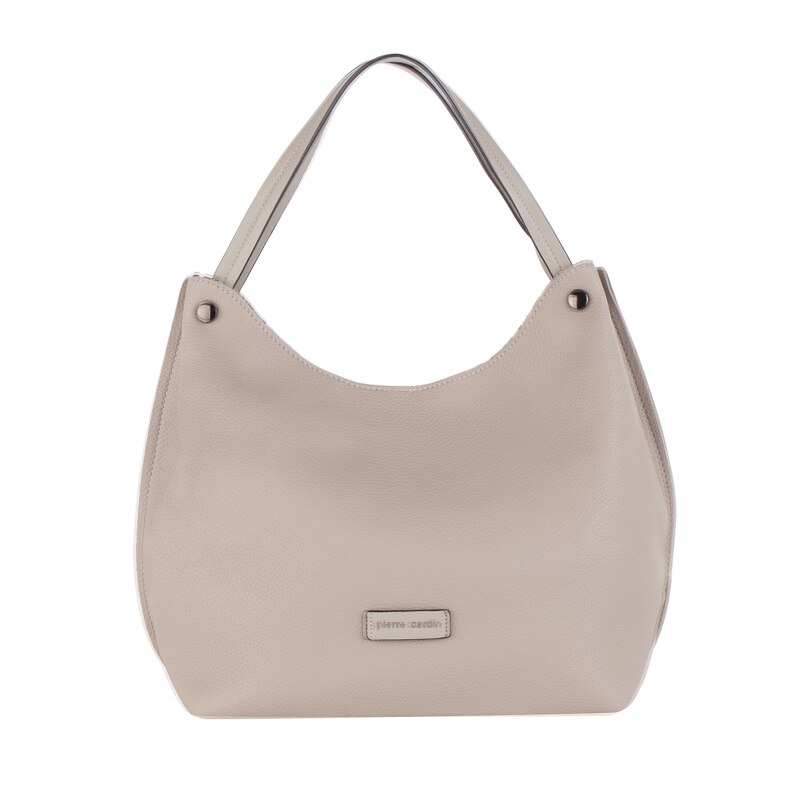 Geanta femei, piele ecologica, Pierre Cardin, Gri