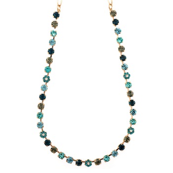 Colier placat cu Aur roz de 24K, Cristale, Nightfall - Mystique by Roxannes - Mariana Jewellery, Albastru 3008/1-1114RG Colier placat cu Aur roz de 24K, Cristale, Nightfall - Mystique by Roxannes - Mariana Jewellery, Albastru 3008/1-1114RG