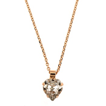 Pandantiv cu lant placat cu Aur roz de 24K, Cristale, Aura - Mystique by Roxannes - Mariana Jewellery, Cristal Transparent 5100/3-001RG Pandantiv cu lant placat cu Aur roz de 24K, Cristale, Aura - Mystique by Roxannes - Mariana Jewellery, Cristal Transparent 5100/3-001RG