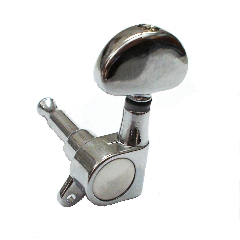 Mecanism chitara acustica individual Diecast,argintiu - set 6 bucati