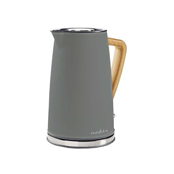 Fierbator electric 1.7L gri, Nedis. putere 2200W Fierbator electric 1.7L gri, Nedis. putere 2200W