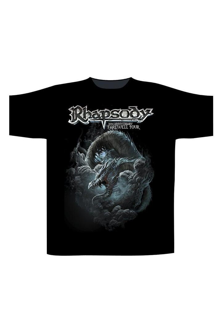 Tricou pentru barbati, Rhapsody, Blue Dragon, Negru, S