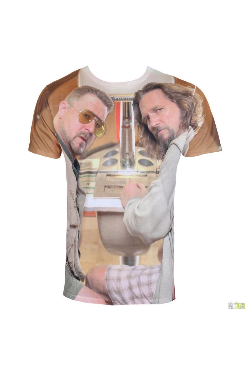 Tricou pentru barbati, Big Lebowski, Allover, Multicolor