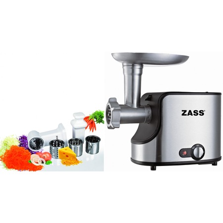 Pachet masina de tocat Zass ZMG 06 cu accesoriu razatoare Zass ZVSA 01