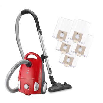 Pachet aspirator Trisa Classic Clean t6683 cu 5 saci Pachet aspirator Trisa Classic Clean t6683 cu 5 saci