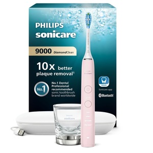 Philips Sonicare DiamondClean 9000 HX9911/29 szónikus elektromos fogkefe, beépített nyomásérzékelő, 4 üzemmód, 3 intenzitási szint, rózsaszín