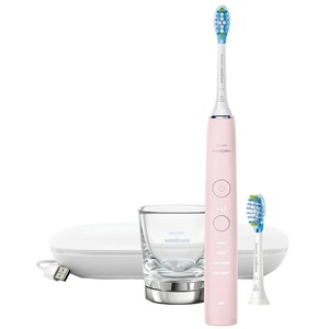 Philips Sonicare DiamondClean 9000 HX9911/29 szónikus elektromos fogkefe, beépített nyomásérzékelő, 4 üzemmód, 3 intenzitási szint, rózsaszín