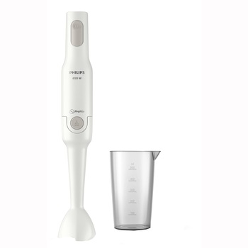 Mixer vertical Philips ProMix HR2531/00, 650 W, 1 setare viteza, cana si lama S incluse, Alb Mixer vertical Philips ProMix HR2531/00, 650 W, 1 setare viteza, cana si lama S incluse, Alb
